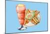 Club Sandwich and Float-null-Mounted Art Print