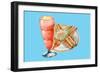 Club Sandwich and Float-null-Framed Art Print