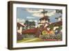Clubhouse, Cypress Gardens, Florida-null-Framed Art Print