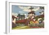 Clubhouse, Cypress Gardens, Florida-null-Framed Art Print