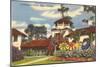 Clubhouse, Cypress Gardens, Florida-null-Mounted Art Print