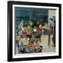 "Clubhouse on Rainy Day," July 8, 1961-Ben Kimberly Prins-Framed Giclee Print