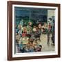 "Clubhouse on Rainy Day," July 8, 1961-Ben Kimberly Prins-Framed Giclee Print