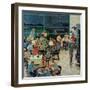 "Clubhouse on Rainy Day," July 8, 1961-Ben Kimberly Prins-Framed Giclee Print