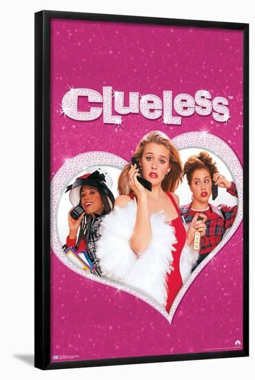 Clueless - Pink-Trends International-Framed Poster