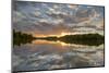 Clumber Park Lake sunset, Nottinghamshire, England, United Kingdom, Europe-John Potter-Mounted Photographic Print