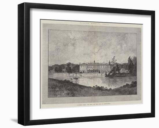 Clumber Park, the Seat of the Duke of Newcastle-Charles Auguste Loye-Framed Giclee Print