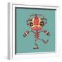 Clumsy Robot-Andrew Derr-Framed Art Print