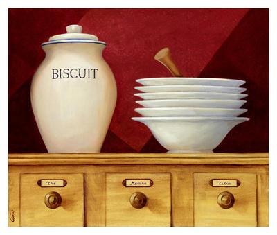 'Estante de la Cocina I' Prints - Clunia | AllPosters.com