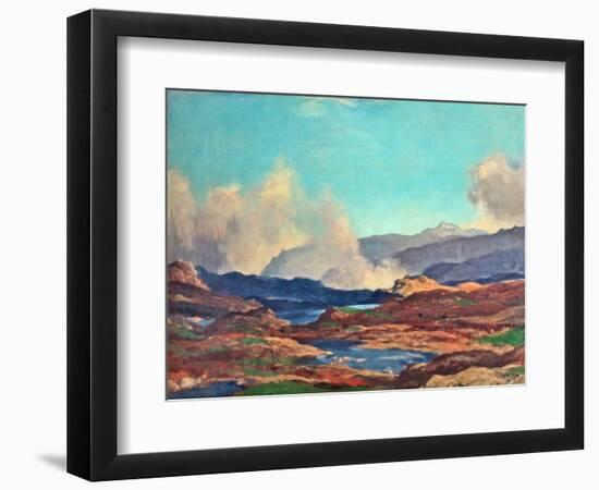 Clunie, 1929-1930 (Oil on Canvas)-David Young Cameron-Framed Giclee Print