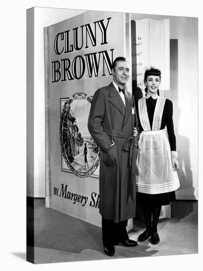 Cluny Brown, Charles Boyer, Jennifer Jones, 1946-null-Stretched Canvas