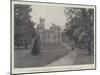 Cluny Castle, Aberdeenshire, the Seat of Sir Reginald Cathcart, Baronet-null-Mounted Giclee Print