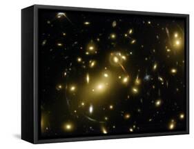 Cluster of Galaxies, Abell 2218, in Constellation Draco from Hubble Space Telescope-Andrew Fruchter-Framed Stretched Canvas