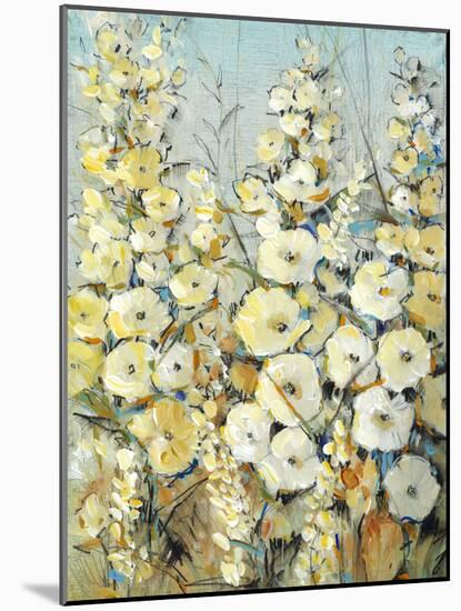 Cluster of Hollyhock I-Tim O'toole-Mounted Art Print