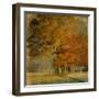 Cluster of Oaks-Danny Head-Framed Art Print