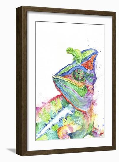 Clutcha'Chameleons-Marc Allante-Framed Giclee Print