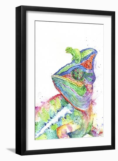 Clutcha'Chameleons-Marc Allante-Framed Giclee Print