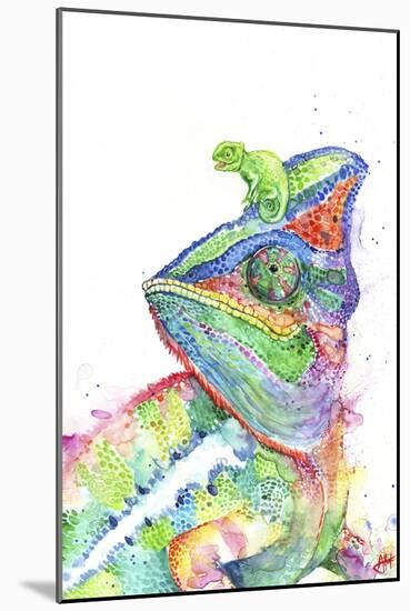 Clutcha'Chameleons-Marc Allante-Mounted Giclee Print