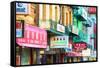 Clutter of Business Signs, Chinatown, San Francisco, California, USA-null-Framed Stretched Canvas