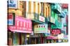 Clutter of Business Signs, Chinatown, San Francisco, California, USA-null-Stretched Canvas