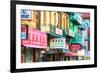 Clutter of Business Signs, Chinatown, San Francisco, California, USA-null-Framed Photographic Print