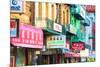 Clutter of Business Signs, Chinatown, San Francisco, California, USA-null-Mounted Photographic Print