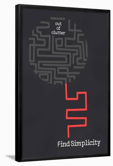 Clutter-null-Framed Poster