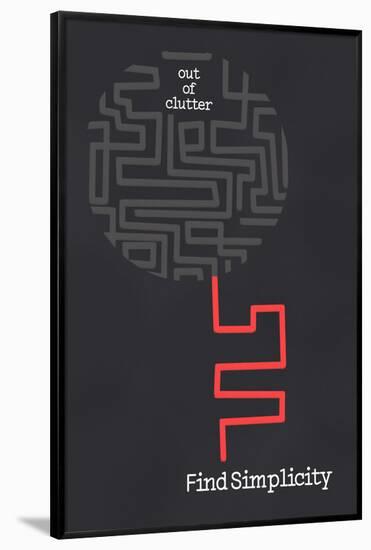 Clutter-null-Framed Poster