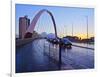 Clyde Arc at sunset, Glasgow, Scotland, United Kingdom, Europe-Karol Kozlowski-Framed Photographic Print