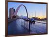 Clyde Arc at sunset, Glasgow, Scotland, United Kingdom, Europe-Karol Kozlowski-Framed Photographic Print