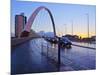 Clyde Arc at sunset, Glasgow, Scotland, United Kingdom, Europe-Karol Kozlowski-Mounted Photographic Print