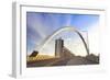 Clyde Arc (Squinty Bridge), Finnieston, River Clyde, Glasgow, Scotland, United Kingdom, Europe-John Guidi-Framed Photographic Print