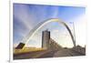 Clyde Arc (Squinty Bridge), Finnieston, River Clyde, Glasgow, Scotland, United Kingdom, Europe-John Guidi-Framed Photographic Print