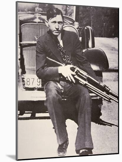 Clyde Barrow, 1934-Bonnie Parker-Mounted Photographic Print