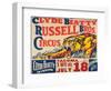 "Clyde Beatty, Russell Bros. Circus", 1935-null-Framed Giclee Print