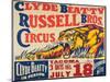 "Clyde Beatty, Russell Bros. Circus", 1935-null-Mounted Giclee Print
