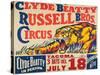 "Clyde Beatty, Russell Bros. Circus", 1935-null-Stretched Canvas