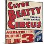 "Clyde Beatty Trained Wild Animal Circus", 1935-null-Mounted Giclee Print
