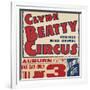 "Clyde Beatty Trained Wild Animal Circus", 1935-null-Framed Giclee Print