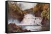 Clyde, Falls, Lanark-Sutton Palmer-Framed Stretched Canvas