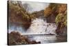 Clyde, Falls, Lanark-Sutton Palmer-Stretched Canvas