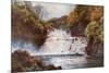 Clyde, Falls, Lanark-Sutton Palmer-Mounted Premium Giclee Print