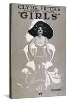 Clyde Fitch's Greatest Comedy, "Girls" Miss Pam-null-Stretched Canvas