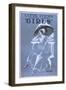 Clyde Fitch's Greatest Comedy, "Girls" Theatre Poster No.2-Lantern Press-Framed Art Print