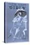 Clyde Fitch's Greatest Comedy, "Girls" Theatre Poster No.2-Lantern Press-Stretched Canvas