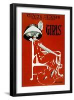 Clyde Fitch's Greatest Comedy, "Girls"-null-Framed Giclee Print