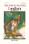 Leslie's: The War in Pictures-Clyde Forsythe-Framed Stretched Canvas