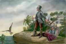 Balboa's Discovery of the Pacific-Clyde O. De Land-Giclee Print