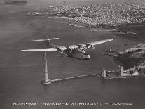 Boeing B-314 over San Francisco Bay, California 1939-Clyde Sunderland-Art Print