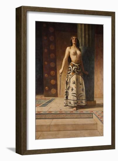 Clytemnestra, C.1914 (Oil on Canvas)-John Collier-Framed Giclee Print